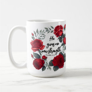He Gives Me New Strength Coffee Mug
