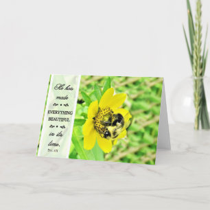 He has Made Everything Beautiful - Ecc 3:11 Blank Card