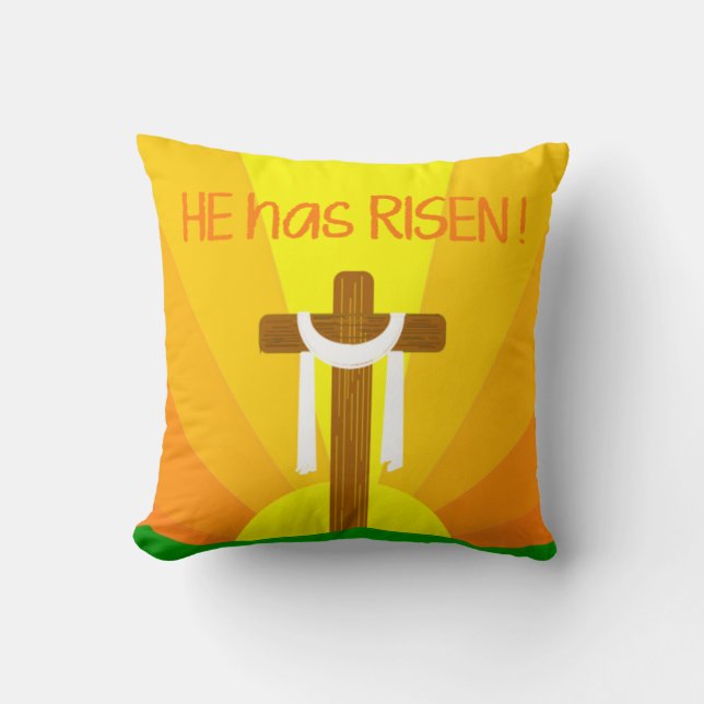 He Has Risen  Cushion (Front)
