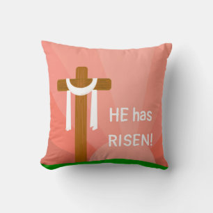 He Has Risen Cushion