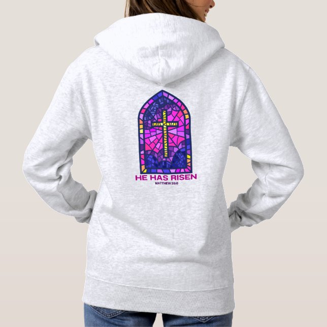He Has Risen Hoodie (Back)