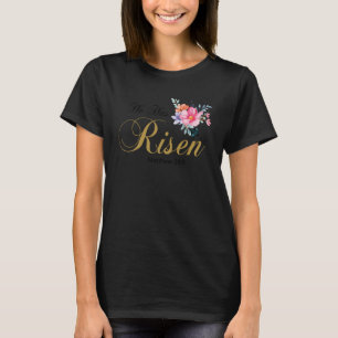 He Has Risen Jesus Religous Easter Sunday Christia T-Shirt