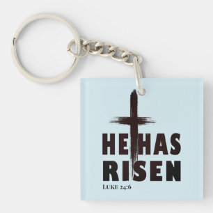 He Has Risen Keychain – Share the Good News