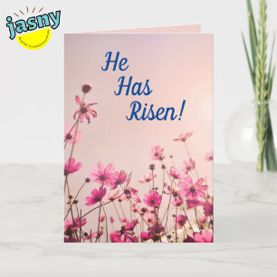 He Has Risen Mother's Blessing Easter Holiday Card