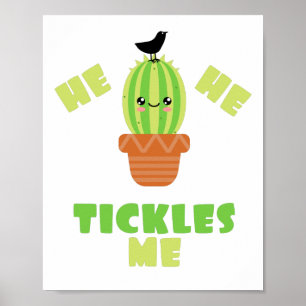 He He Tickles Me Poster