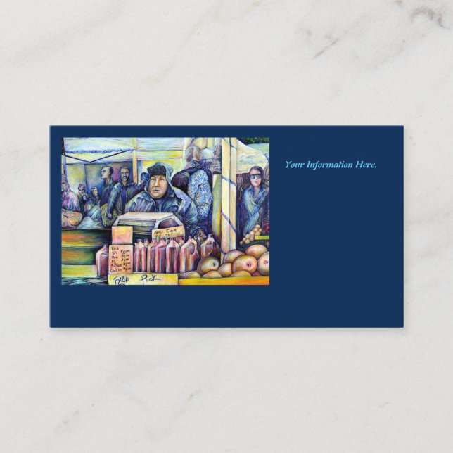 He Heard, What I Saw Business Card (Front)