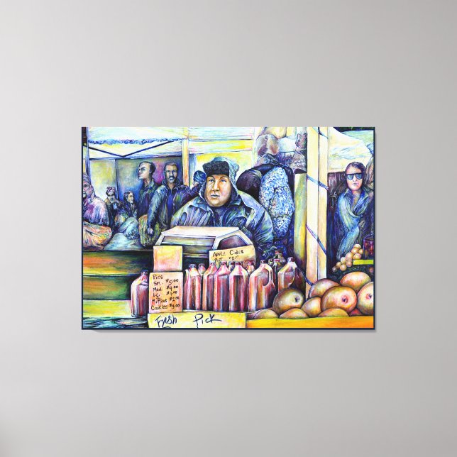 He Heard, What I Saw Canvas Print (Front)