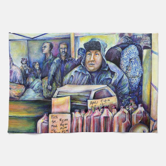 He Heard, What I Saw Tea Towel (Horizontal)