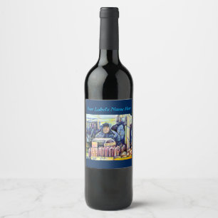 He Heard, What I Saw Wine Label