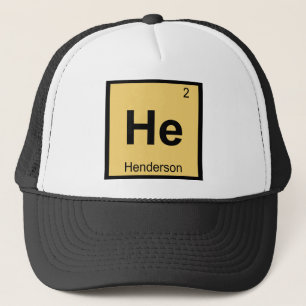 He - Henderson Nevada Chemistry Periodic Table Trucker Hat