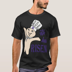 He Hes Risen Doughboy Pillsbury Purple T-Shirt