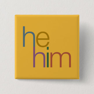 he him Pronoun Pin