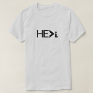 HE>i KNEELING PRAYING - HE Greater Than i BLACK T-Shirt
