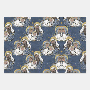 He is Born Christmas Wrapping Paper Sheet