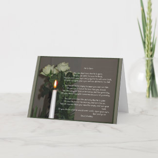 He Is Gone Card