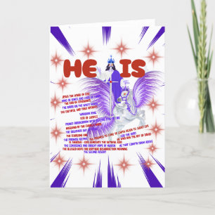 He Is Jesus The Word Of God Greeting Card
