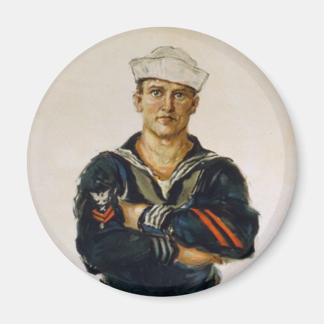 He is Keeping the World Safe for Democracy Magnet (Front)