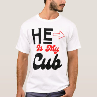 He Is My Cub Cougar Relationship Status Funny Vale T-Shirt