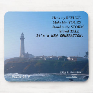 He is my Refuge Mousepad. Mouse Mat