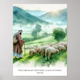 He is my Shepherd. Poster