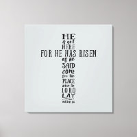 He is Not Here for He has Risen as He Said