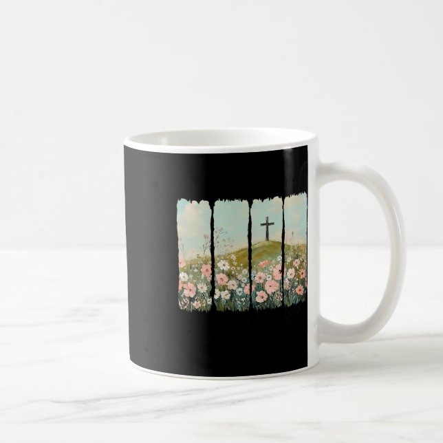 He Is Not Here He Has Risen  Coffee Mug (Right)