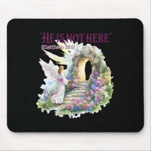 He Is Not Here - Pastel Watercolor Mouse Mat