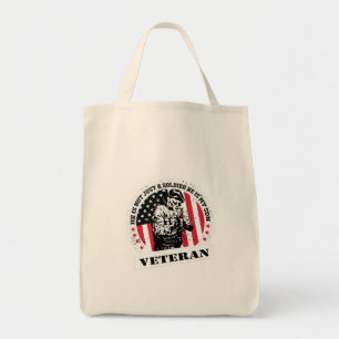 He Is Not Just A Soldier, He Is My Son- Veteran Tote Bag