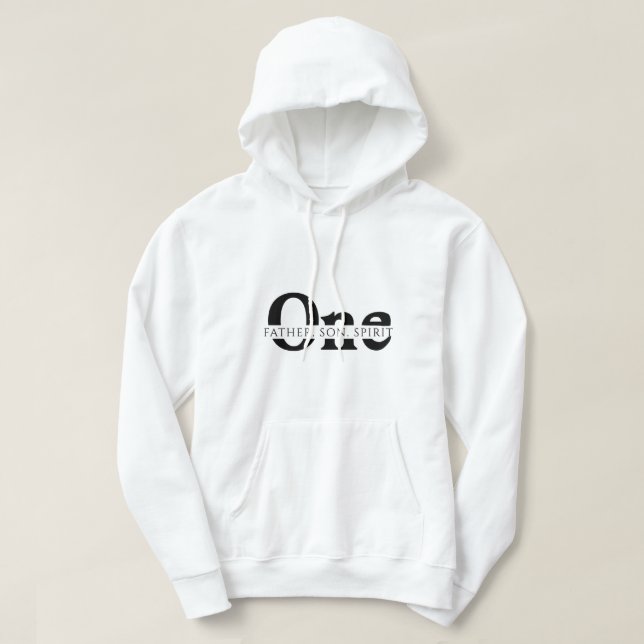 He is One T-Shirt Hoodie (Design Front)