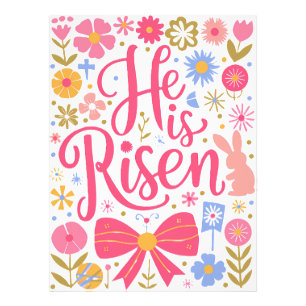 He is Raisen Easter Retro Design-61415 Photo Print