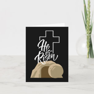 He Is Risen 3 Days Jesus Christ Happy Easter Chris Card