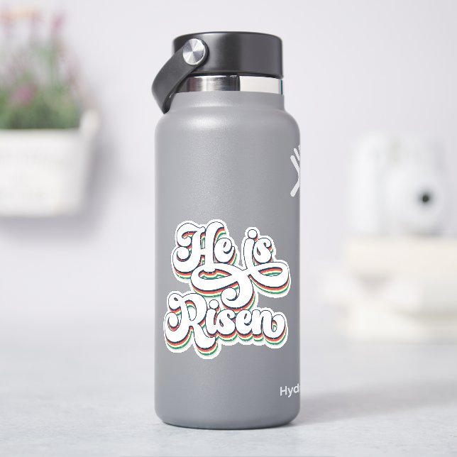 He is Risen Christian Believer Vinyl  (HydroFlask)