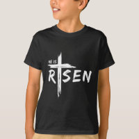 He Is Risen Cross Jesus Religious Easter Day Chris