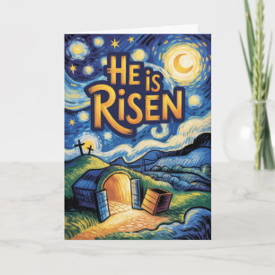 He is Risen Easter Bulk Church Greeting Card