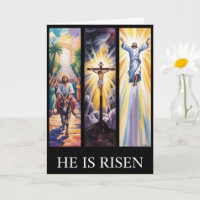 He Is Risen Easter Bulk Church Greeting Cards