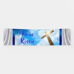 He is Risen, Easter Church Banner
