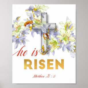He Is Risen Easter Decor