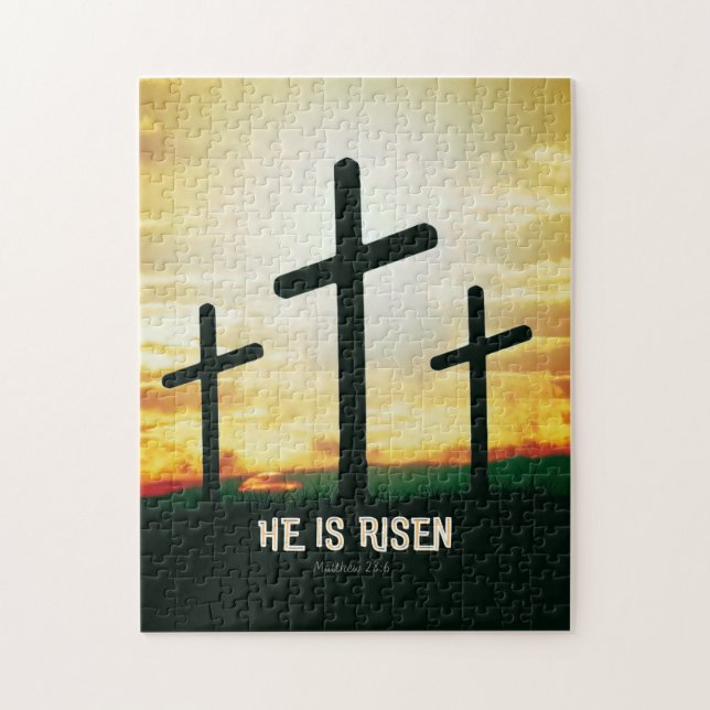 HE IS RISEN - EASTER ILLUSTRATION  JIGSAW PUZZLE (Vertical)