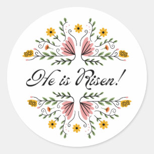 He is Risen Easter Sticker