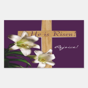 He Is Risen!  Easter Stickers