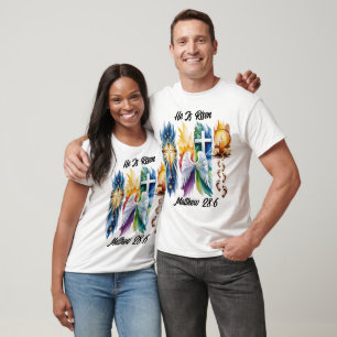 He Is Risen Easter Wings T-Shirt