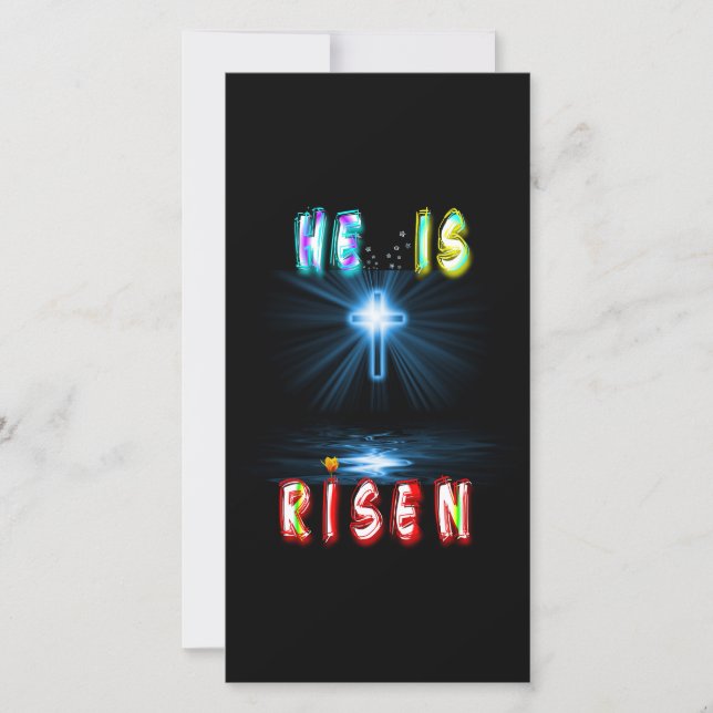 He Is Risen Holiday Card (Front)