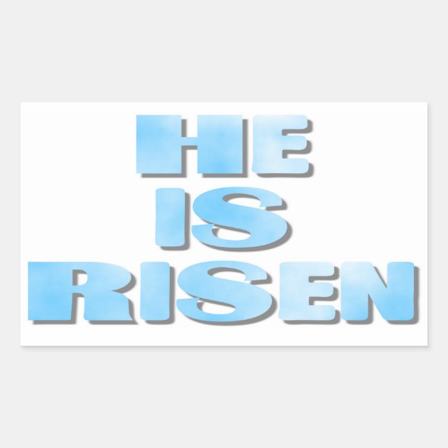 He Is Risen II Stickers (Front)