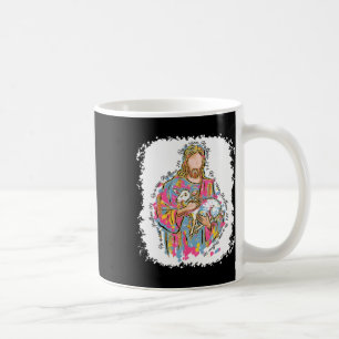 He Is Risen Jesus And Lamb God Happy Easter Christ Coffee Mug
