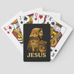 He is Risen Jesus Christian Happy Easter Playing Cards