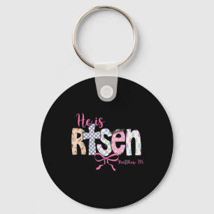 He Is Risen Jesus Christian Happy Easter Resurrect Key Ring