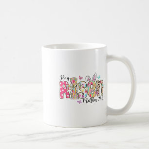 He Is Risen Jesus Christian Happy Easter Women Kid Coffee Mug