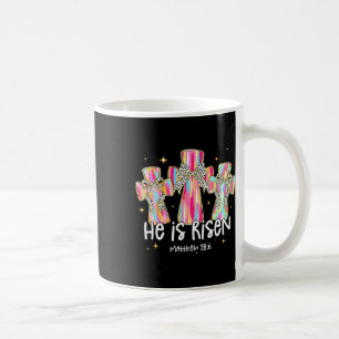 He Is Risen Jesus Christian Happy Easter Women Kid Coffee Mug