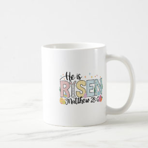 He Is Risen Jesus Christian Happy Easter Women Kid Coffee Mug