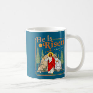 He is risen jesus christian happy easter women men coffee mug
